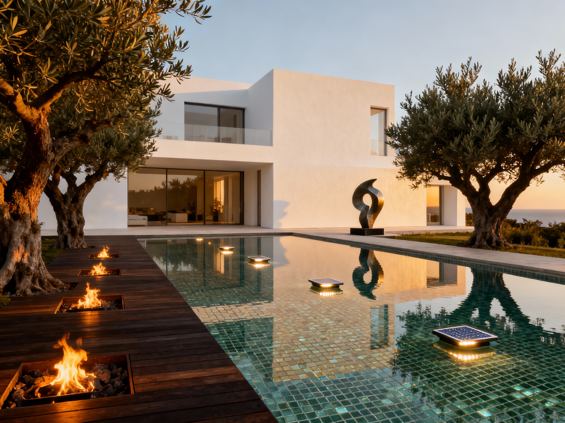 Construcción de alberca residencial